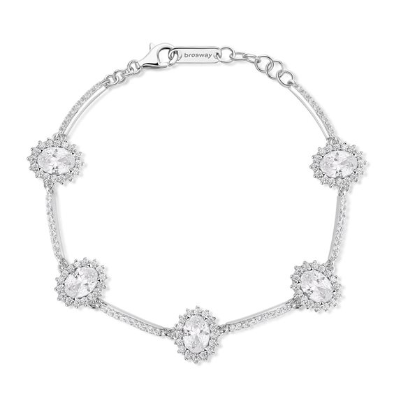 Bracciale Brosway Donna FANCY - INFINITE WHITE in Argento Cubic Zirconia FIW46 - FIW46